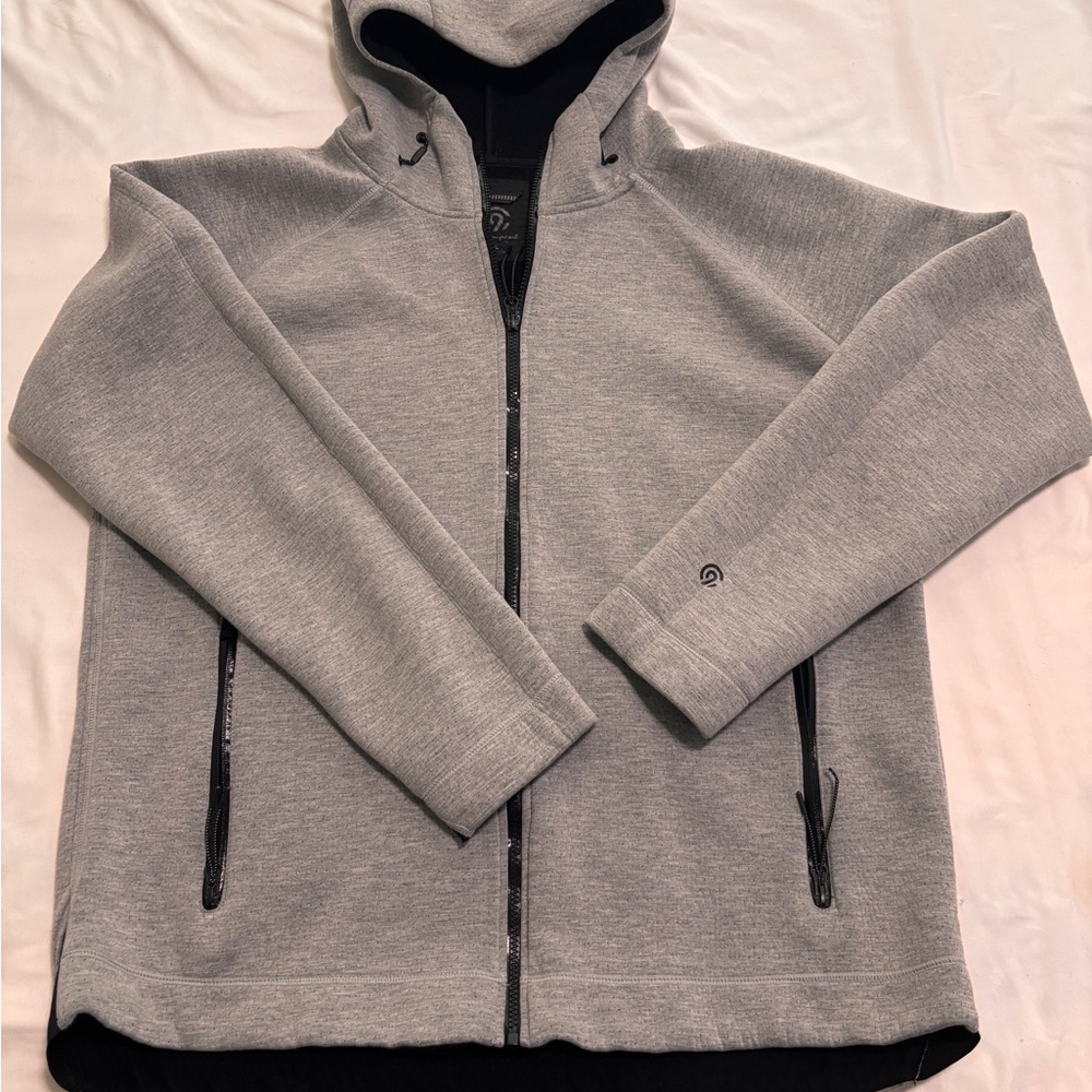 Champion Gray Zip-Up Men's Sweater